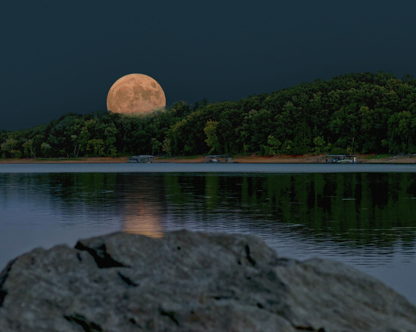 Blue Moon Over Prairie Creek - © Pat Lewis