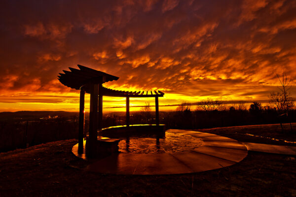 Pergola Sunset by Melissa Jones