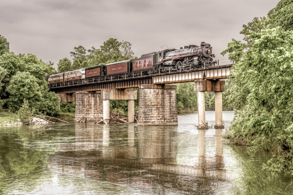 CPKC Over Elk River by Jane Ballard