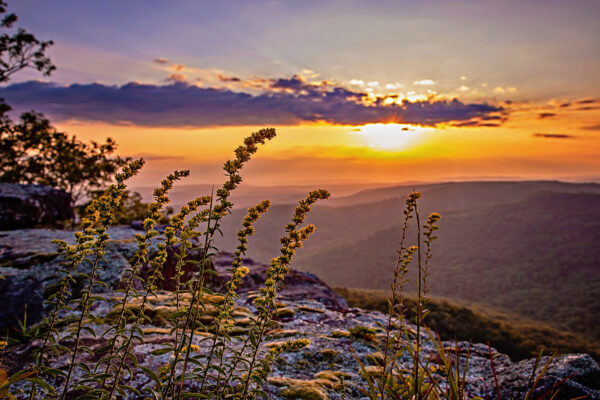 Sunset at White Rock Mountain by Wendy Dunn